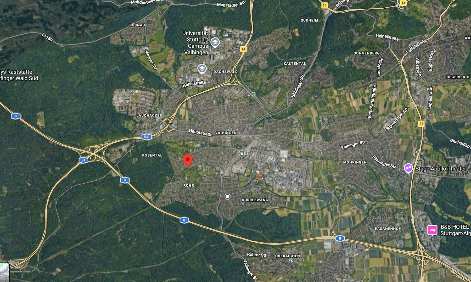 Pronájem bytu 1+1 43 m², Waldburgstraße, Stuttgart-Vaihingen, Bádensko-Württembersko Pronájem bytu 1+1 43 m², Waldburgstraße, Stuttgart-Vaihingen, Bádensko-Württembersko