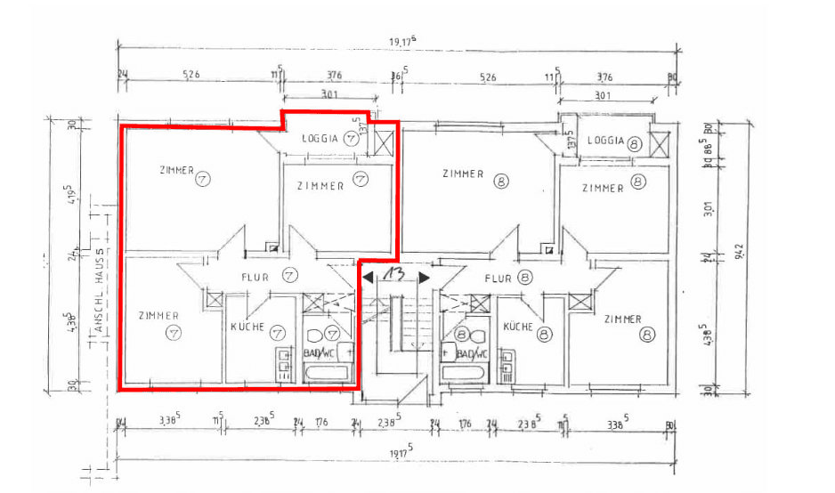 Pronájem bytu 3+1 65 m², Leipzigerstr 5, Herborn, Hessen Pronájem bytu 3+1 65 m², Leipzigerstr 5, Herborn, Hessen