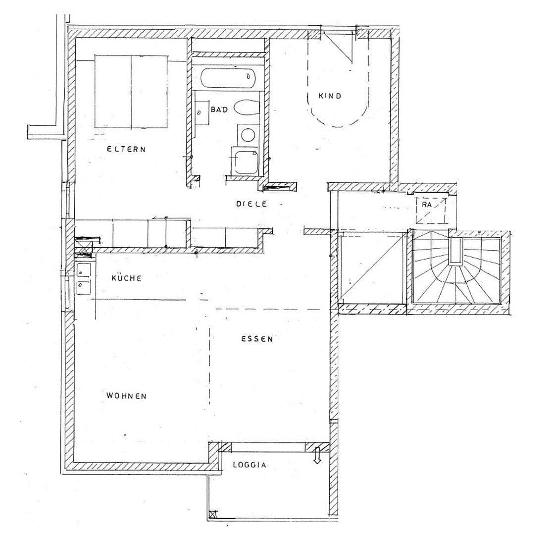 Pronájem bytu 3+1 80 m², Merianstr. 1a, Ingolstadt, Bavorsko Pronájem bytu 3+1 80 m², Merianstr. 1a, Ingolstadt, Bavorsko