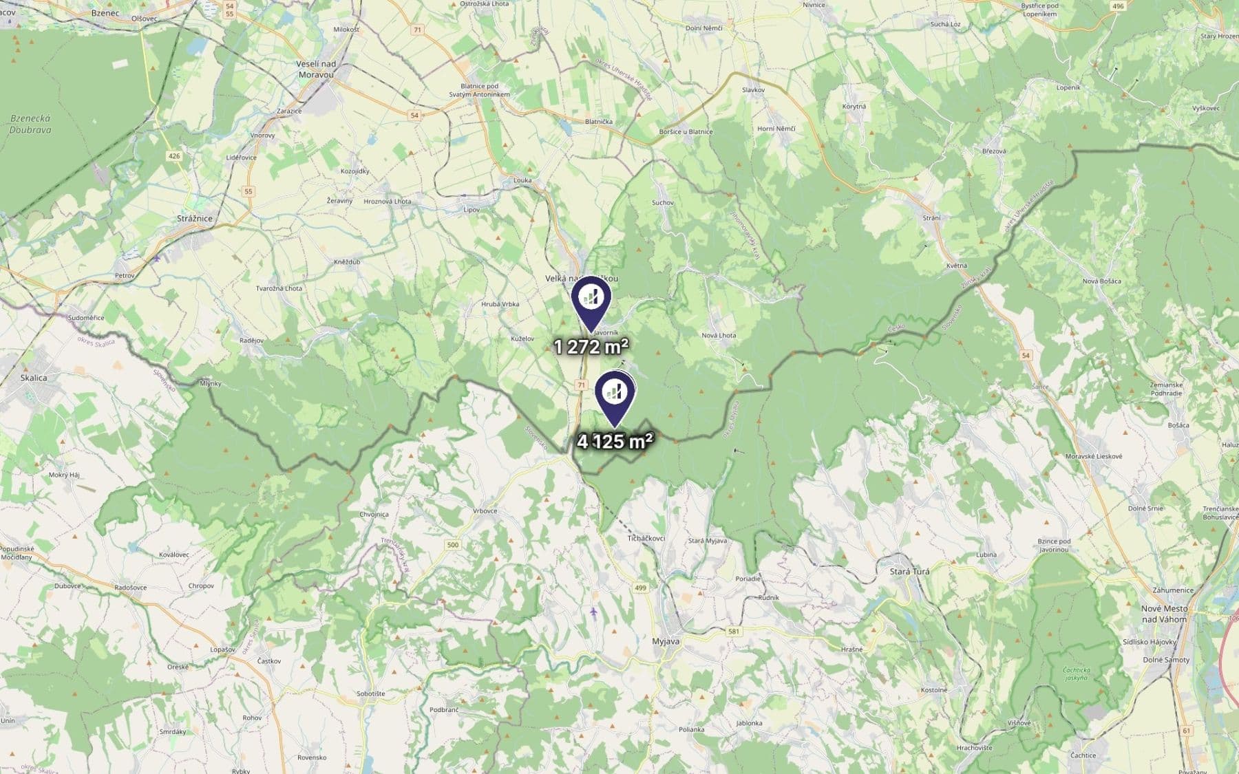 Prodej pozemku 6.942 m², Javorník, Jihomoravský kraj Prodej pozemku 6.942 m², Javorník, Jihomoravský kraj