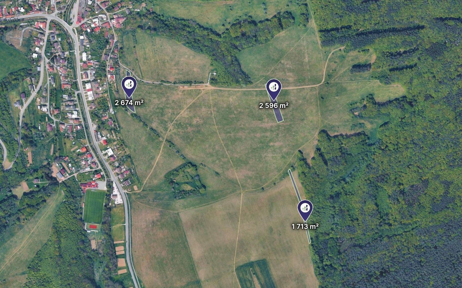 Prodej pozemku 10.348 m², Hřivínův Újezd, Zlínský kraj Prodej pozemku 10.348 m², Hřivínův Újezd, Zlínský kraj