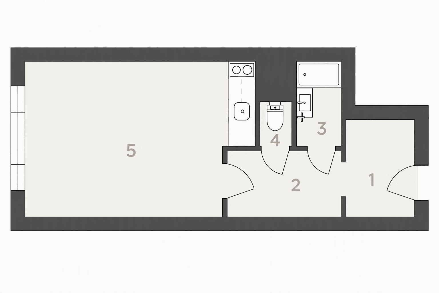 Pronájem bytu 1+kk 27 m², Bítovská, Praha, Praha Pronájem bytu 1+kk 27 m², Bítovská, Praha, Praha