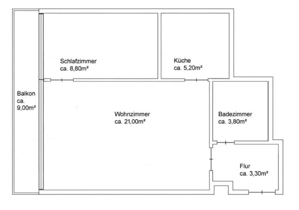 Prodej bytu 2+1 47 m², Am Ihmeufer 5, Hannover, Dolní Sasko Prodej bytu 2+1 47 m², Am Ihmeufer 5, Hannover, Dolní Sasko