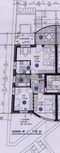Pronájem bytu 3+1 78 m², Schützenstraße 111, Bottrop, Severní Porýní-Vestfálsko Pronájem bytu 3+1 78 m², Schützenstraße 111, Bottrop, Severní Porýní-Vestfálsko