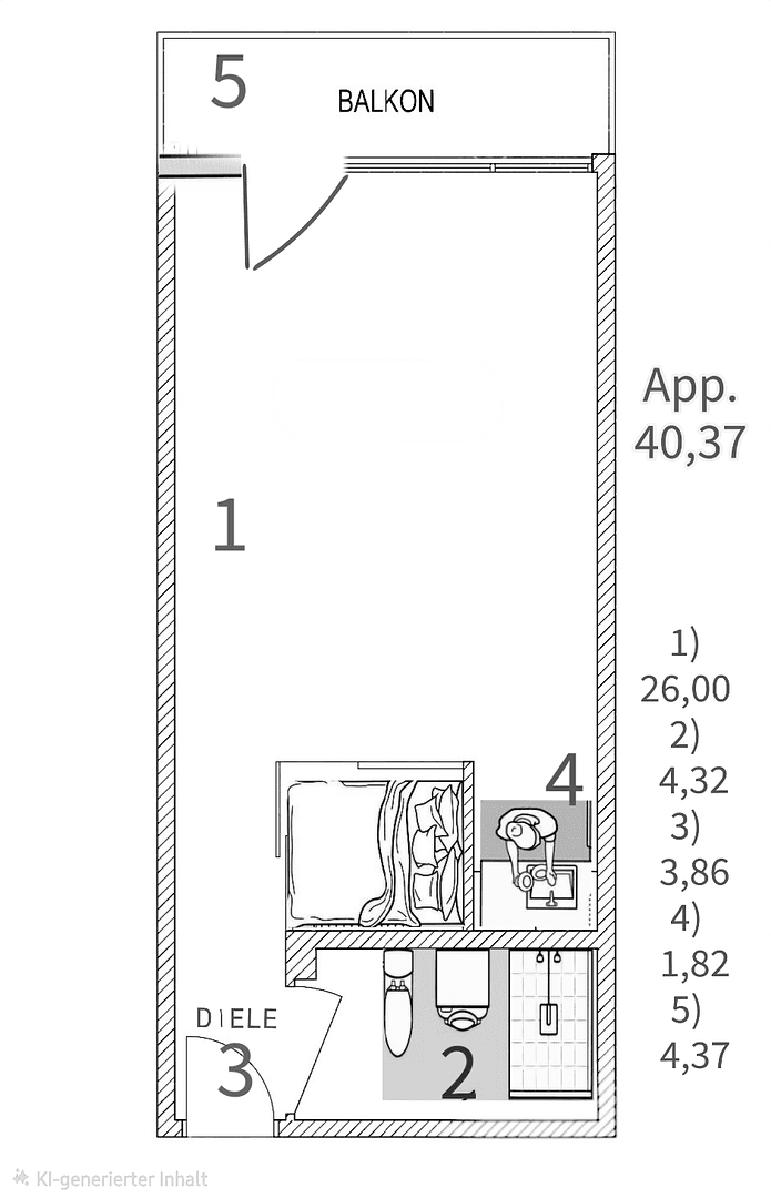Prodej bytu 1+1 41 m², Wiener Weg, Köln Junkersdorf, Severní Porýní-Vestfálsko Prodej bytu 1+1 41 m², Wiener Weg, Köln Junkersdorf, Severní Porýní-Vestfálsko
