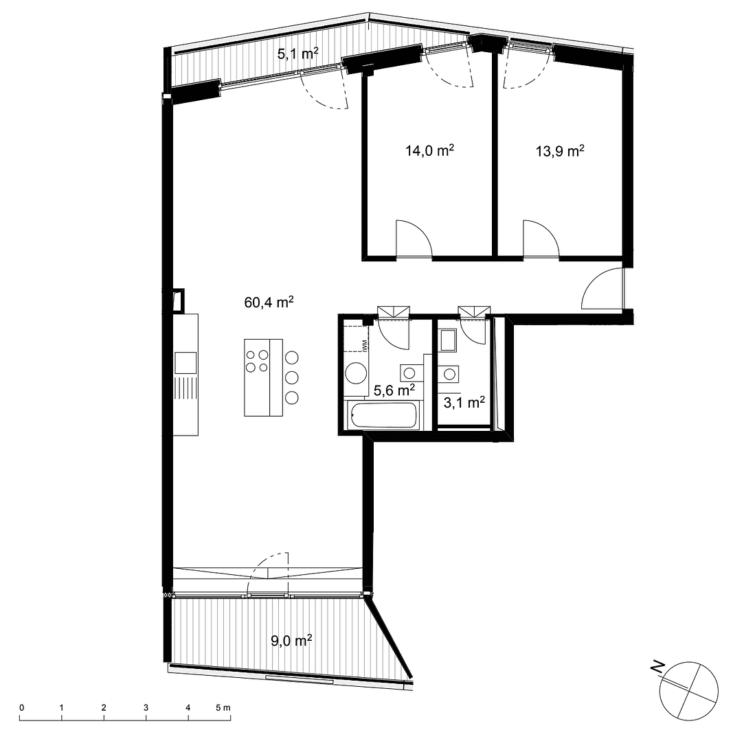 Pronájem bytu 3+1 104 m², Pettenkoferstr 13, Berlin, Berlín Pronájem bytu 3+1 104 m², Pettenkoferstr 13, Berlin, Berlín