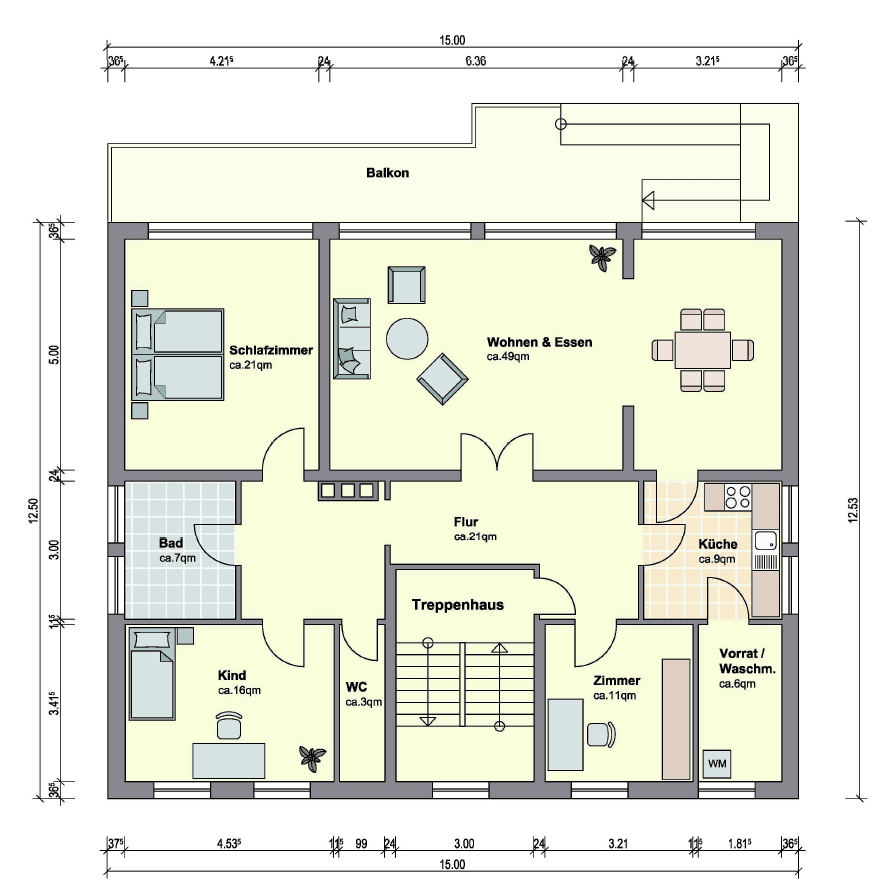 Pronájem bytu 4+kk 155 m², Gartenstraße 15, Bad Segeberg, Šlesvicko-Holštýnsko Pronájem bytu 4+kk 155 m², Gartenstraße 15, Bad Segeberg, Šlesvicko-Holštýnsko