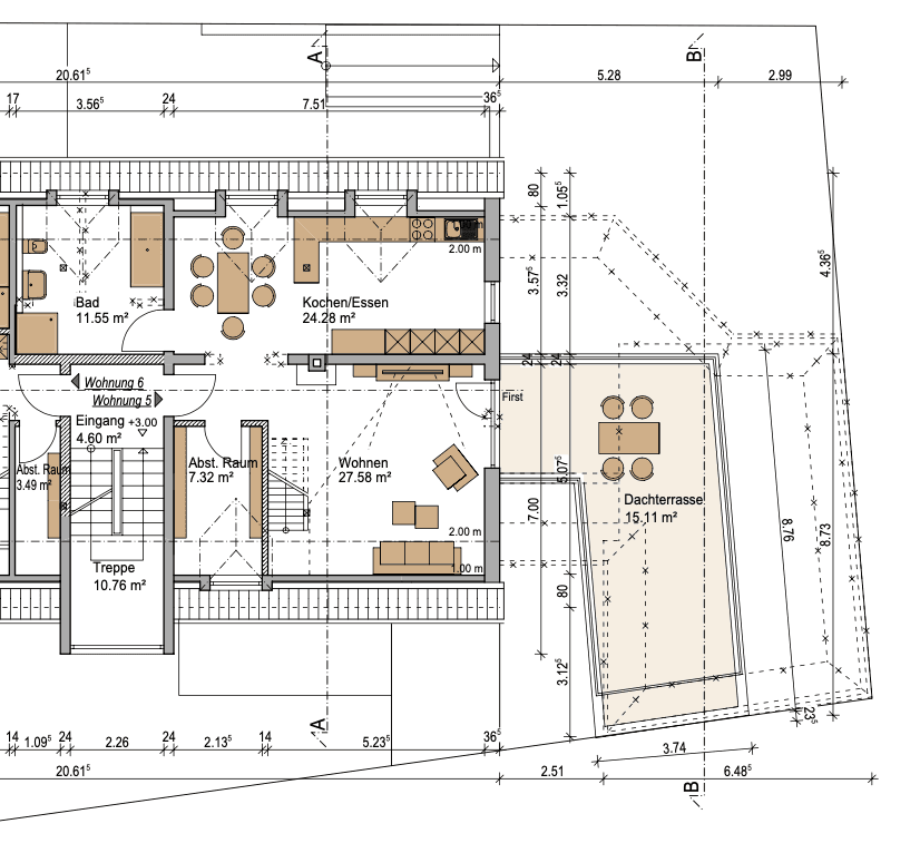 Prodej bytu 3+1 130 m², Am Wehrgang 9, Gundelfingen an der Donau, Bavorsko Prodej bytu 3+1 130 m², Am Wehrgang 9, Gundelfingen an der Donau, Bavorsko