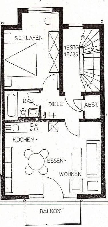 Pronájem bytu 2+1 55 m², Luisenstrasse 34, Siegburg, Severní Porýní-Vestfálsko Pronájem bytu 2+1 55 m², Luisenstrasse 34, Siegburg, Severní Porýní-Vestfálsko