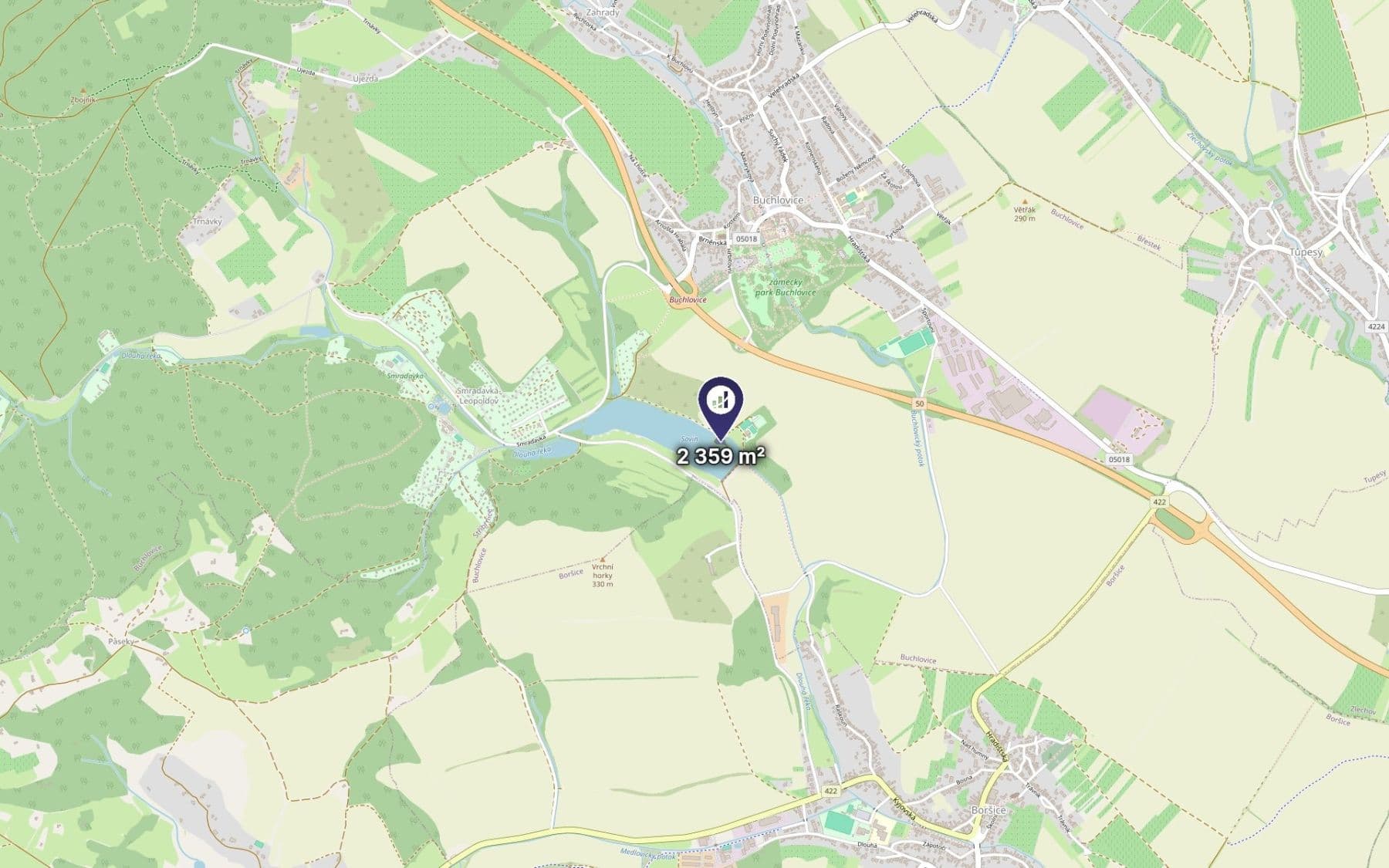 Prodej pozemku 2.359 m², Buchlovice, Zlínský kraj Prodej pozemku 2.359 m², Buchlovice, Zlínský kraj