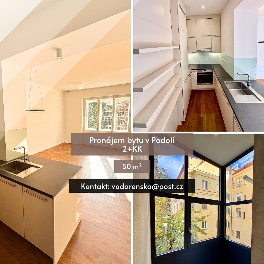 Pronájem bytu 2+kk 50 m², Vodárenská, Praha, Praha Pronájem bytu 2+kk 50 m², Vodárenská, Praha, Praha