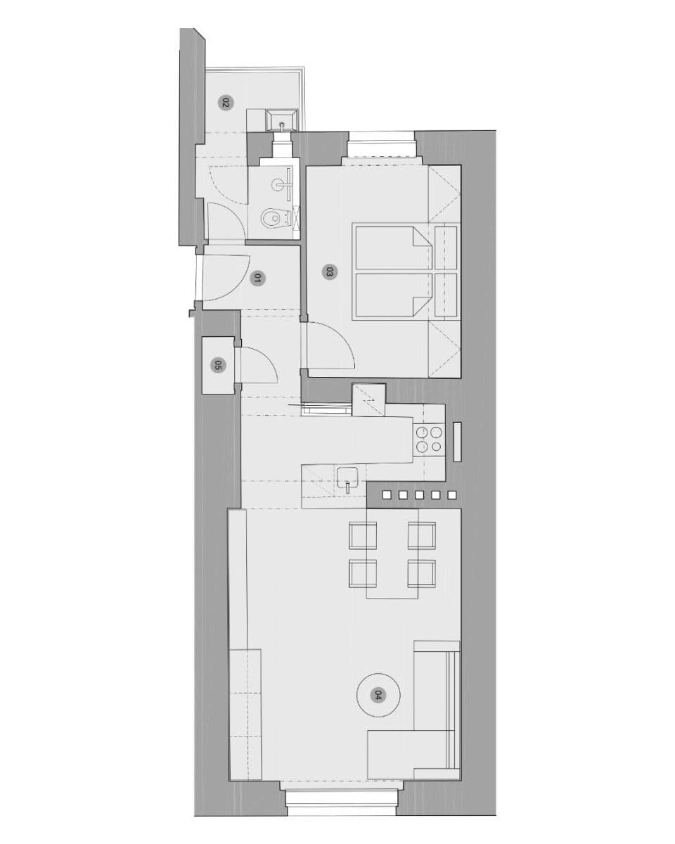 Pronájem bytu 2+kk 50 m², Vodárenská, Praha, Praha Pronájem bytu 2+kk 50 m², Vodárenská, Praha, Praha