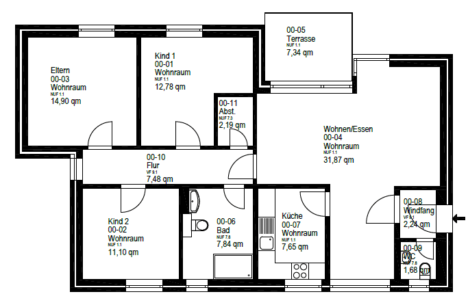 Prodej bytu 4+1 100 m², Bremen, Bremen Prodej bytu 4+1 100 m², Bremen, Bremen
