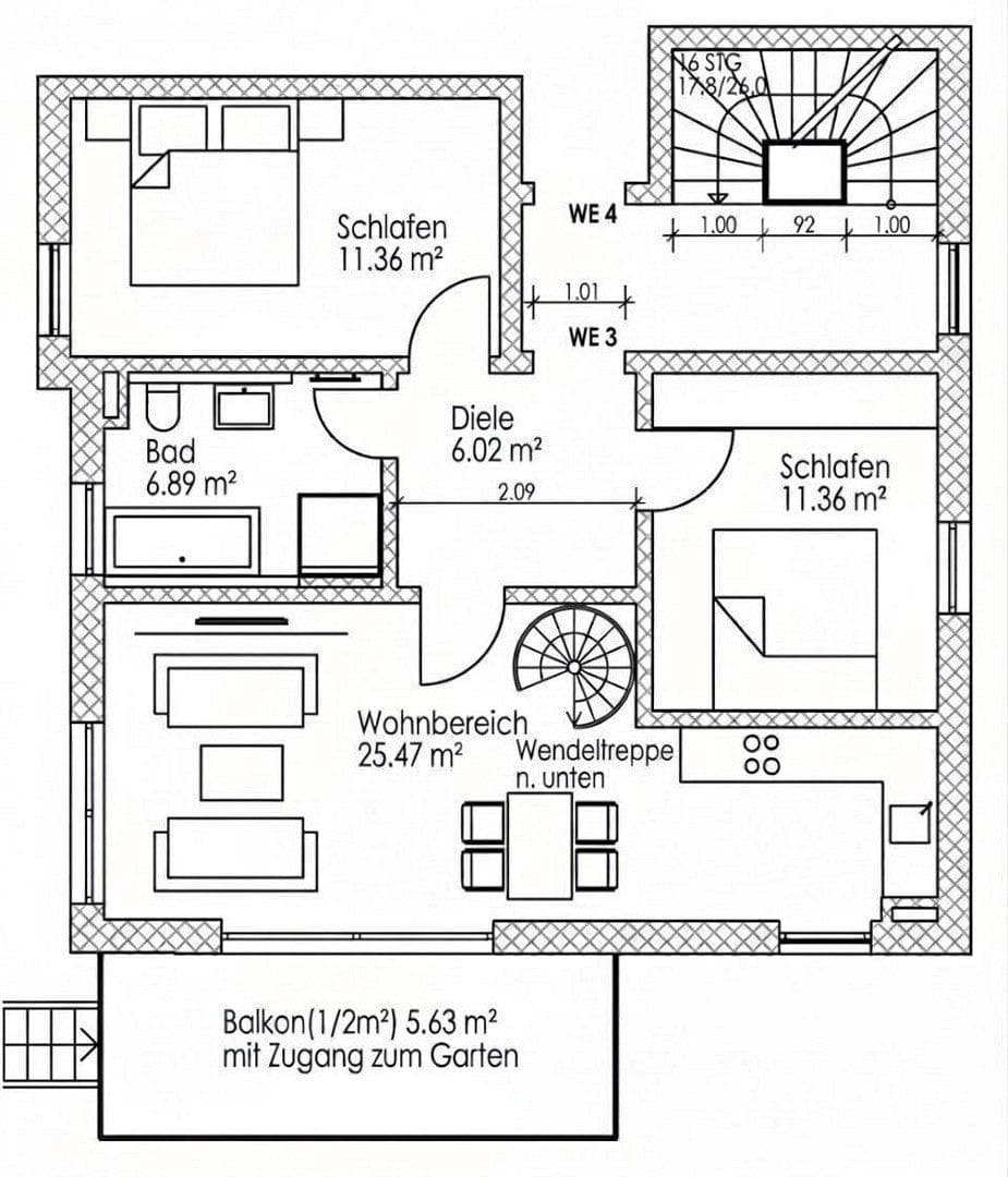 Prodej bytu 4+1 97 m², Regensburg, Bavorsko Prodej bytu 4+1 97 m², Regensburg, Bavorsko