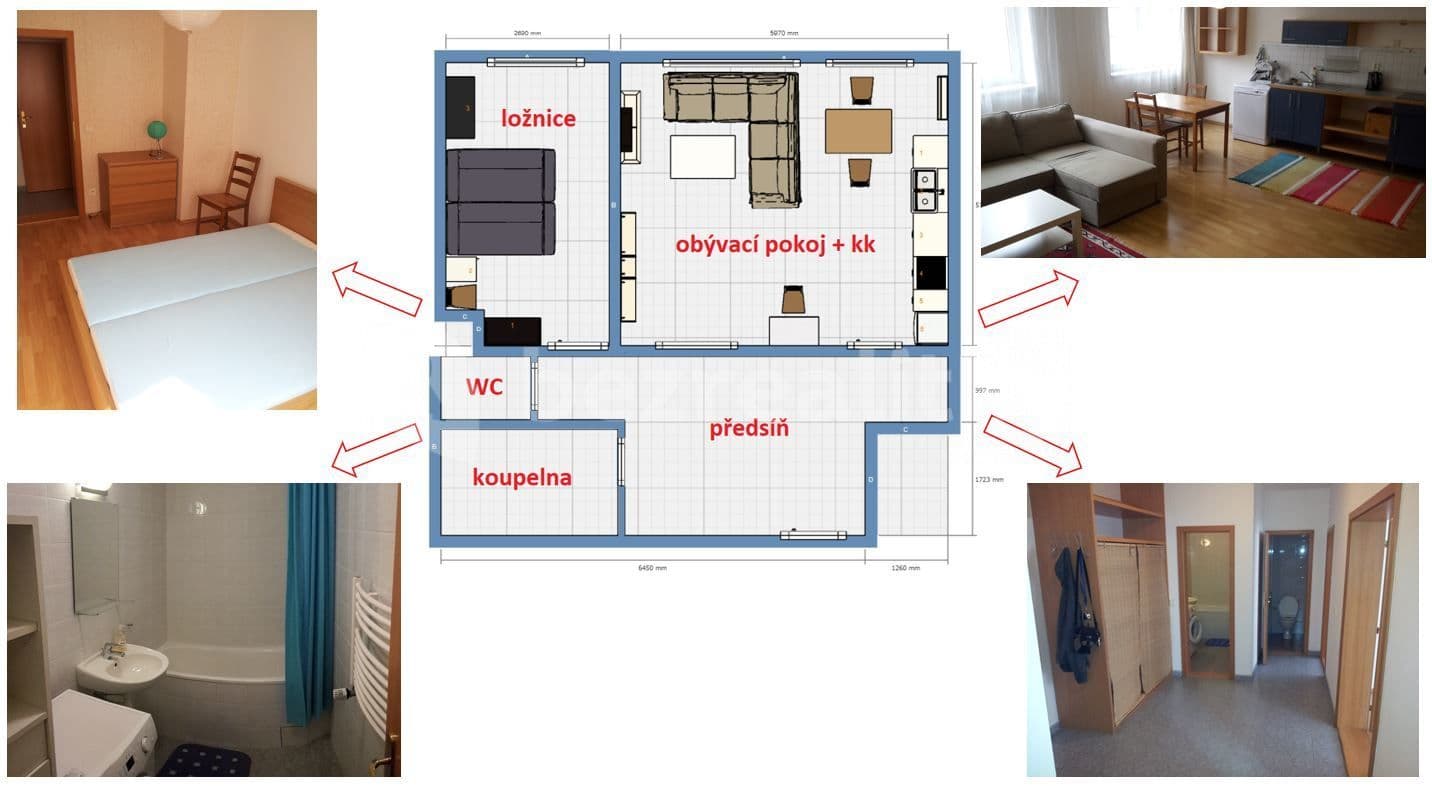 Pronájem bytu 2+kk 60 m², Na Žertvách, Praha, Praha Pronájem bytu 2+kk 60 m², Na Žertvách, Praha, Praha