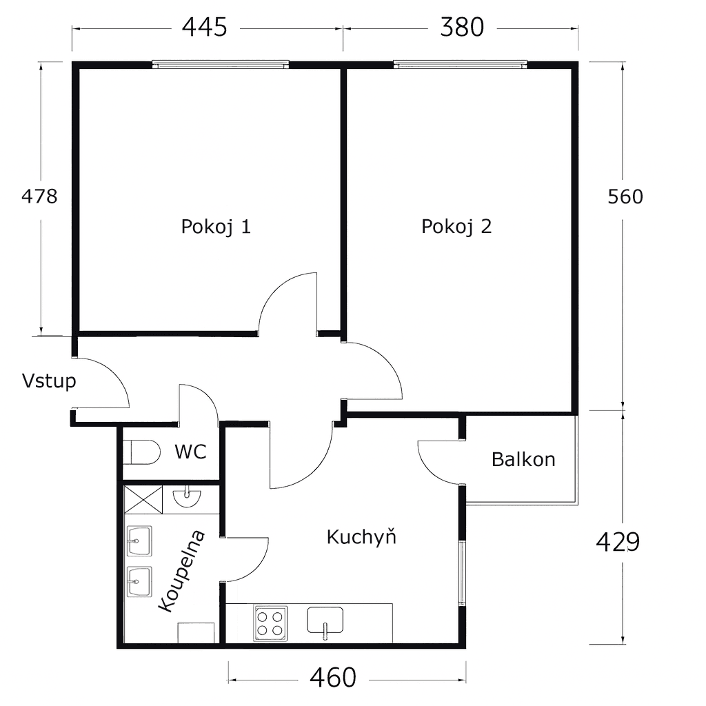 Pronájem bytu 2+1 76 m², Dukelská, Olomouc, Olomoucký kraj Pronájem bytu 2+1 76 m², Dukelská, Olomouc, Olomoucký kraj
