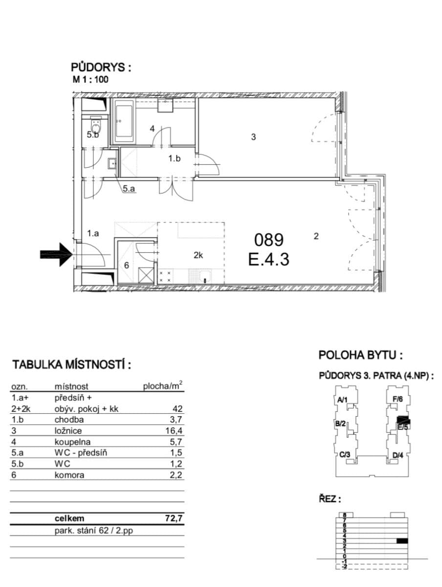 Pronájem bytu 2+kk 73 m², Rohanské nábřeží, Praha, Praha Pronájem bytu 2+kk 73 m², Rohanské nábřeží, Praha, Praha