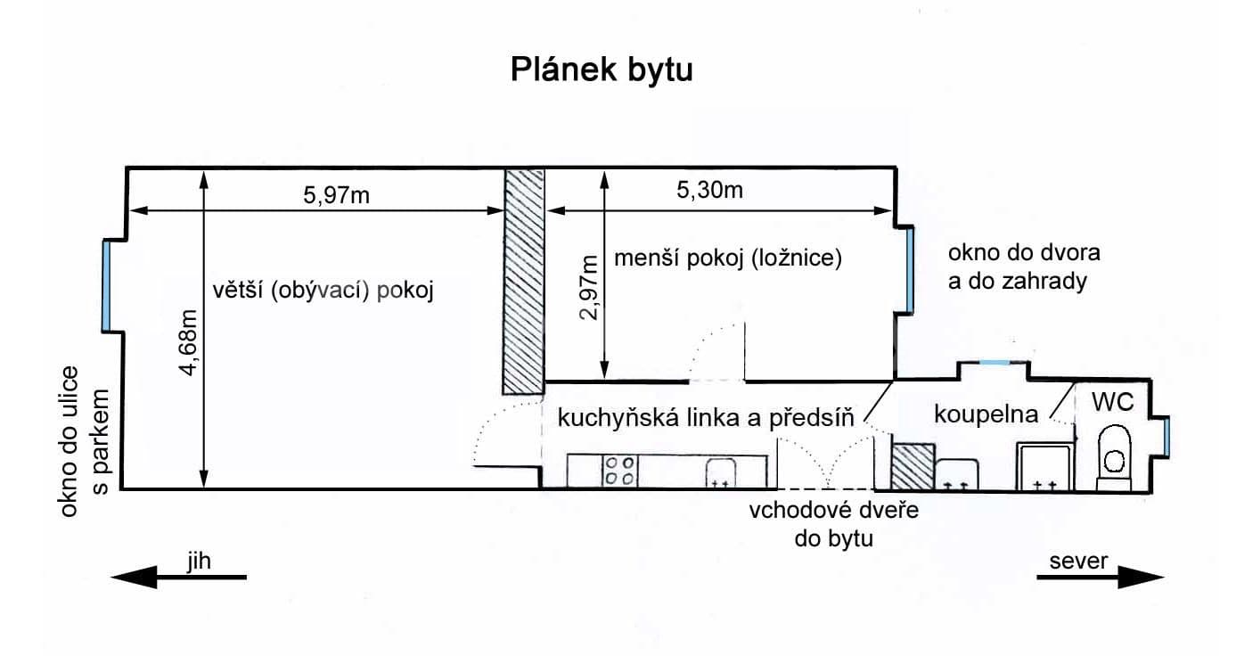 Pronájem bytu 2+kk 63 m², Slovenská, Praha, Praha Pronájem bytu 2+kk 63 m², Slovenská, Praha, Praha