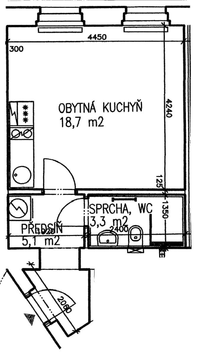 Pronájem bytu 1+kk 27 m², Štítného, Praha, Praha Pronájem bytu 1+kk 27 m², Štítného, Praha, Praha