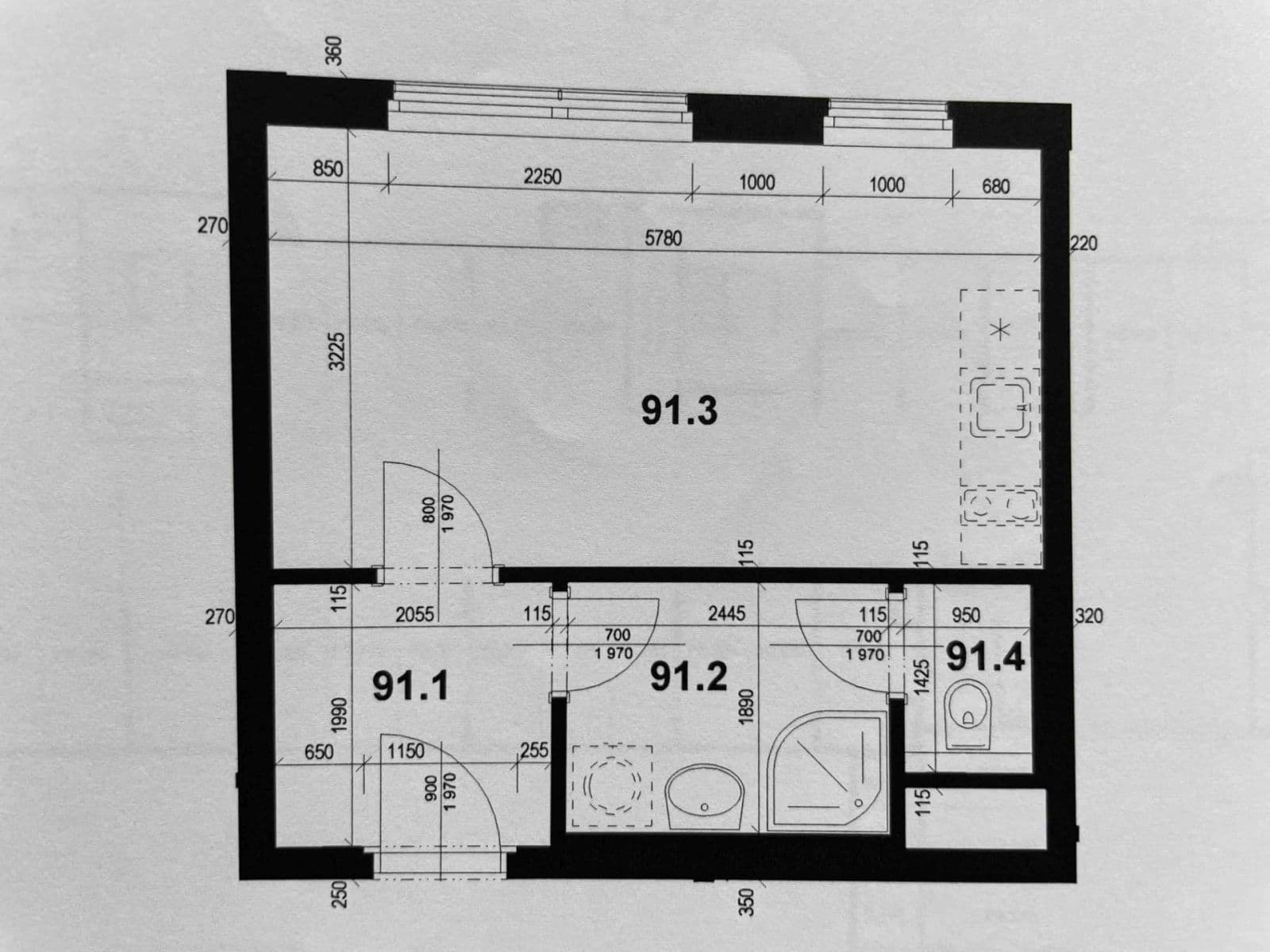 Pronájem bytu 1+kk 34 m², Sazovická, Praha, Praha Pronájem bytu 1+kk 34 m², Sazovická, Praha, Praha