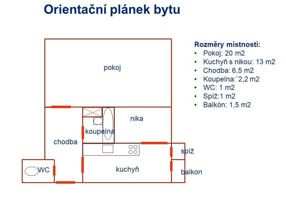 Pronájem bytu 1+1 44 m², Brno, Jihomoravský kraj Pronájem bytu 1+1 44 m², Brno, Jihomoravský kraj