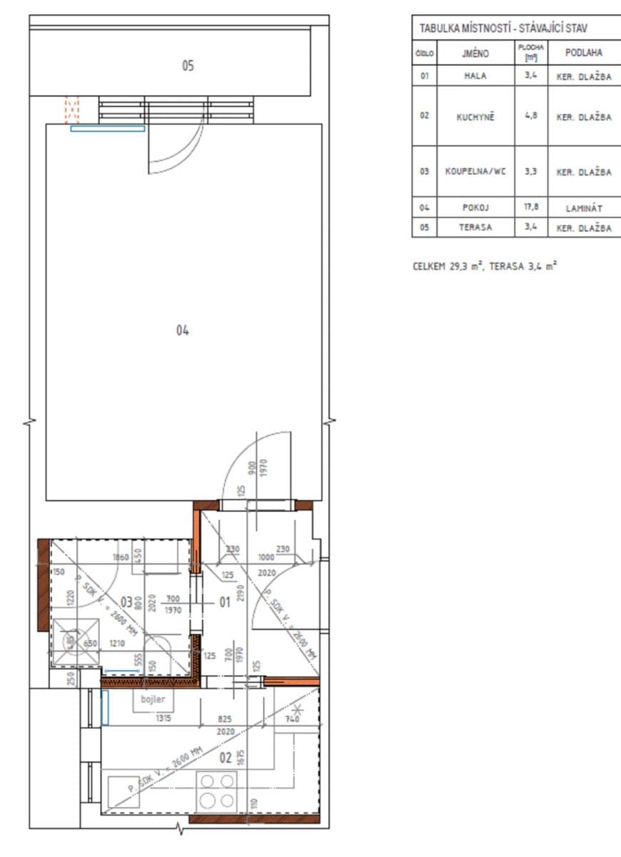 Pronájem bytu 1+kk 29 m², Sochařská, Praha, Praha Pronájem bytu 1+kk 29 m², Sochařská, Praha, Praha