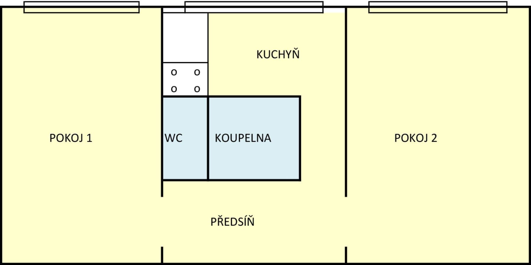 Pronájem bytu 2+1 54 m², Cihlářská, Chomutov, Ústecký kraj Pronájem bytu 2+1 54 m², Cihlářská, Chomutov, Ústecký kraj