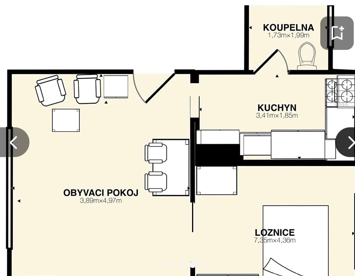Pronájem bytu 2+1 56 m², Roztylské sady, Praha, Praha Pronájem bytu 2+1 56 m², Roztylské sady, Praha, Praha