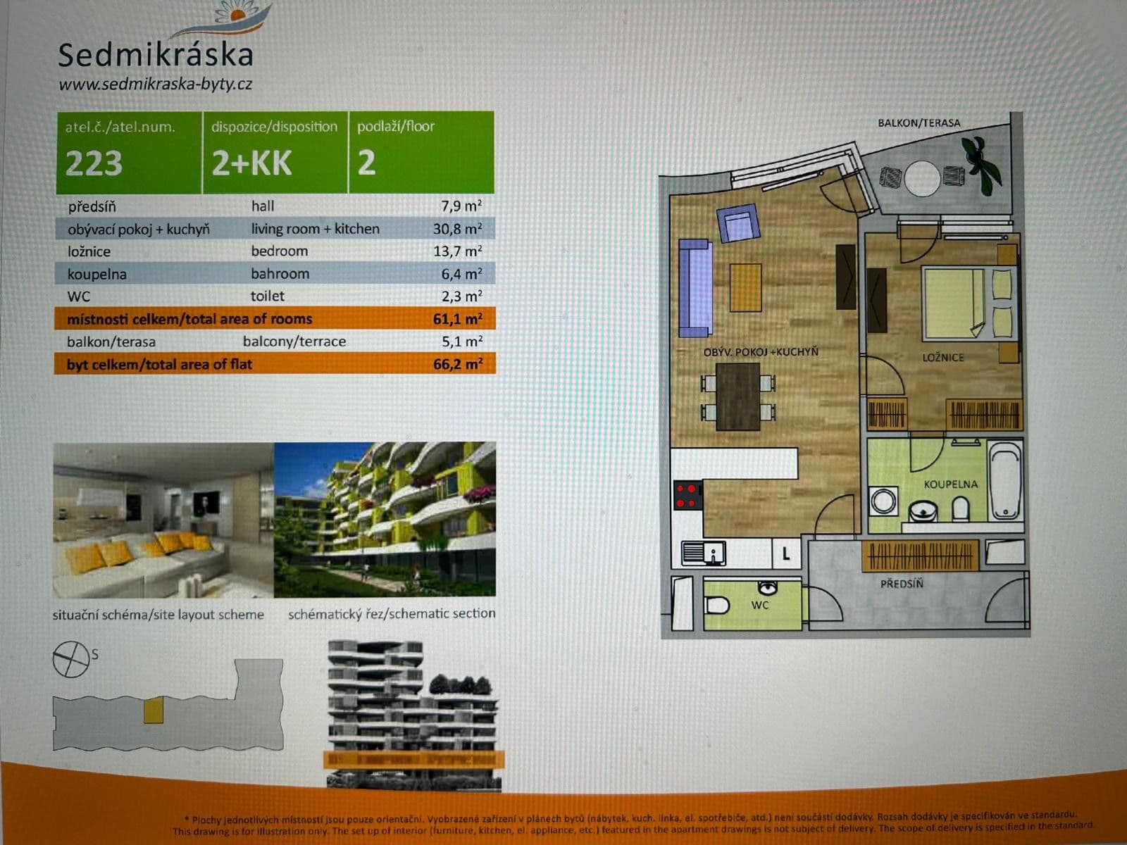 Prodej bytu 2+kk 65 m², Kurta Konráda, Praha, Praha Prodej bytu 2+kk 65 m², Kurta Konráda, Praha, Praha