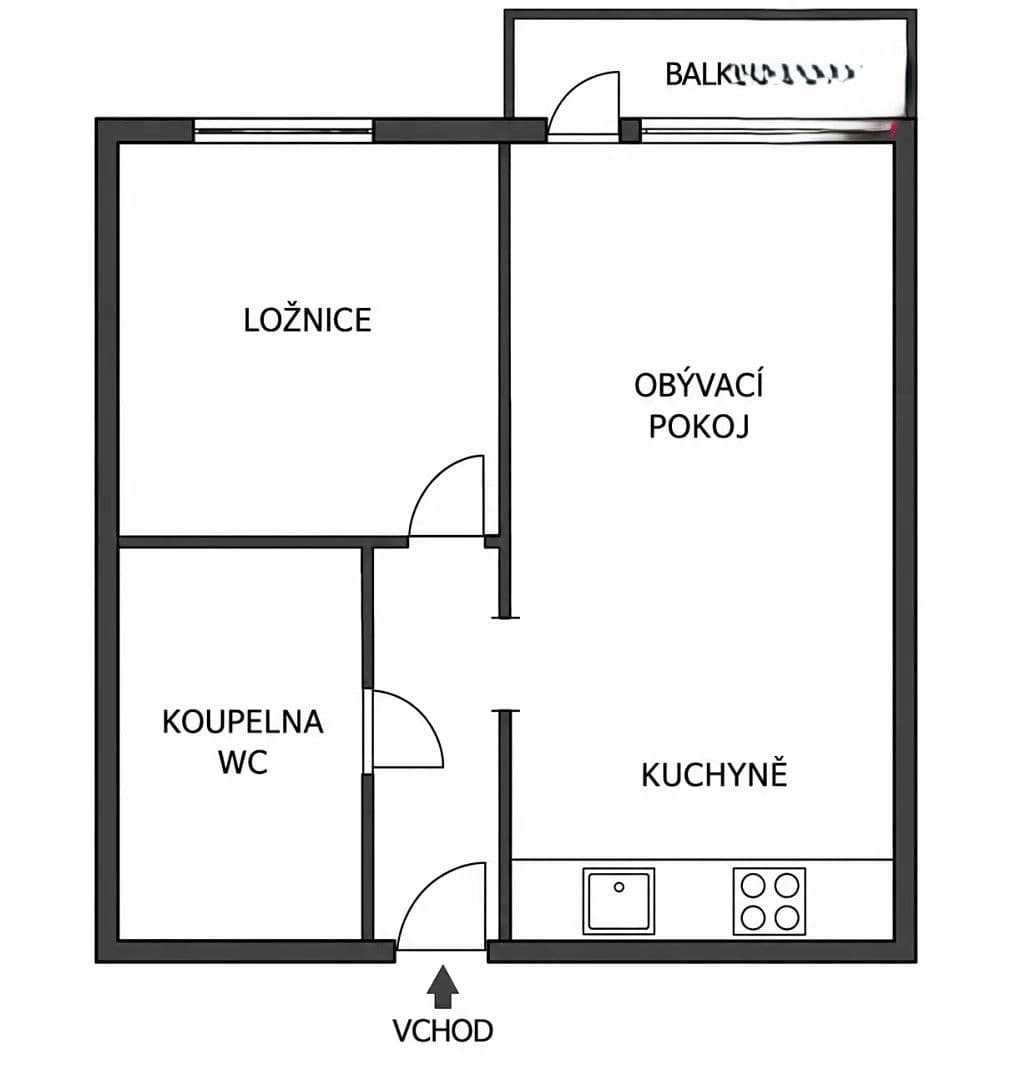 Pronájem bytu 2+kk 46 m², Jeremiášova, Praha, Praha Pronájem bytu 2+kk 46 m², Jeremiášova, Praha, Praha