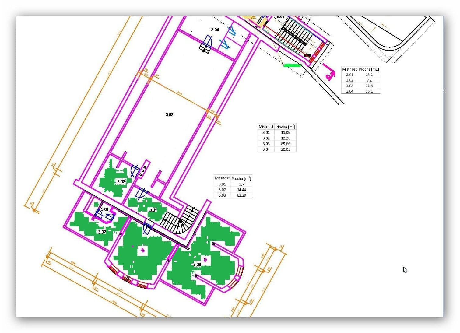 Pronájem kanceláře 85 m², Čerčanská, Praha, Praha Pronájem kanceláře 85 m², Čerčanská, Praha, Praha