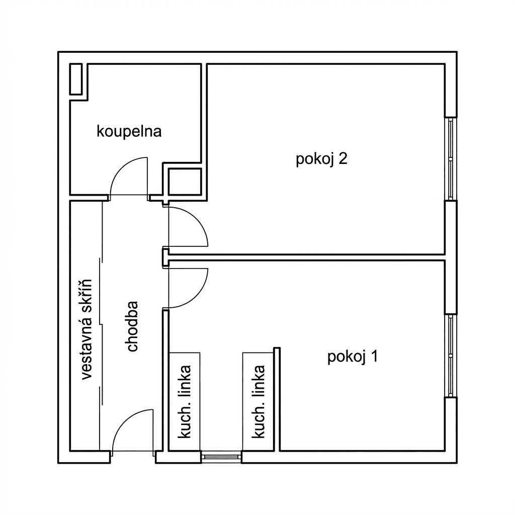 Pronájem bytu 2+kk 45 m², Na Louži, Praha, Praha Pronájem bytu 2+kk 45 m², Na Louži, Praha, Praha