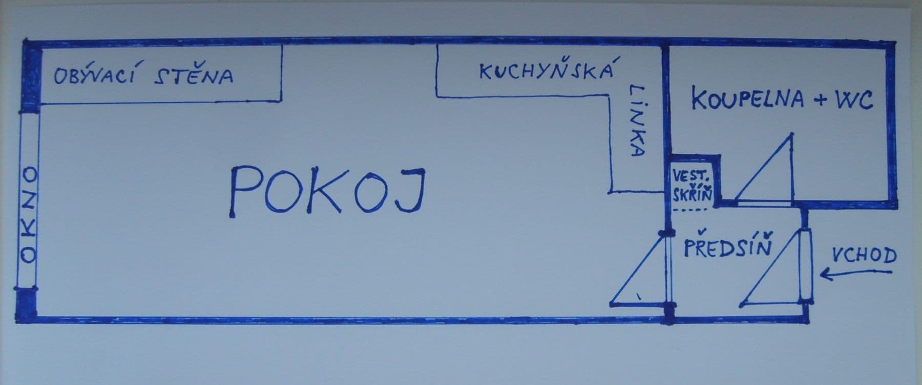 Pronájem bytu 1+kk 25 m², Vánková, Praha, Praha Pronájem bytu 1+kk 25 m², Vánková, Praha, Praha