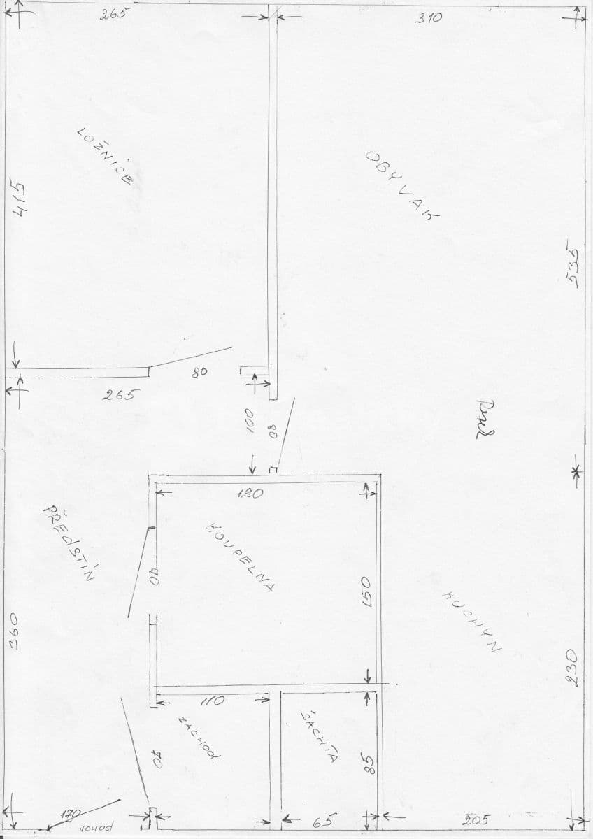 Pronájem bytu 2+kk 44 m², Na Rovnosti, Praha, Praha Pronájem bytu 2+kk 44 m², Na Rovnosti, Praha, Praha