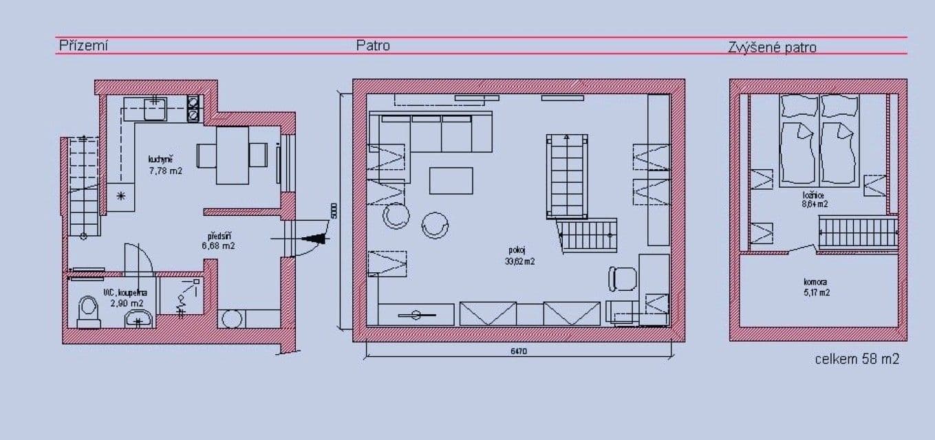 Pronájem bytu 1+1 58 m², K Vodojemu, Praha, Praha Pronájem bytu 1+1 58 m², K Vodojemu, Praha, Praha