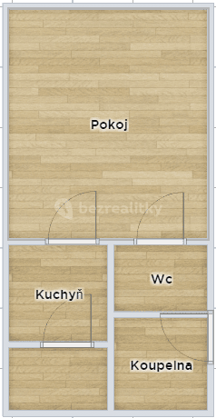 Pronájem bytu 1+kk 25 m², U Pergamenky, Praha, Praha Pronájem bytu 1+kk 25 m², U Pergamenky, Praha, Praha