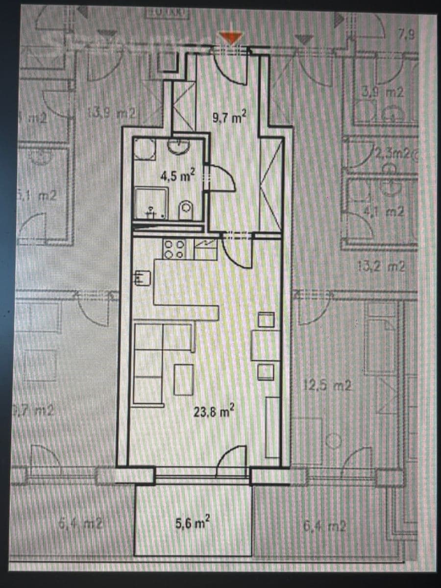Pronájem bytu 1+kk 45 m², Lanžhotská, Praha, Praha Pronájem bytu 1+kk 45 m², Lanžhotská, Praha, Praha