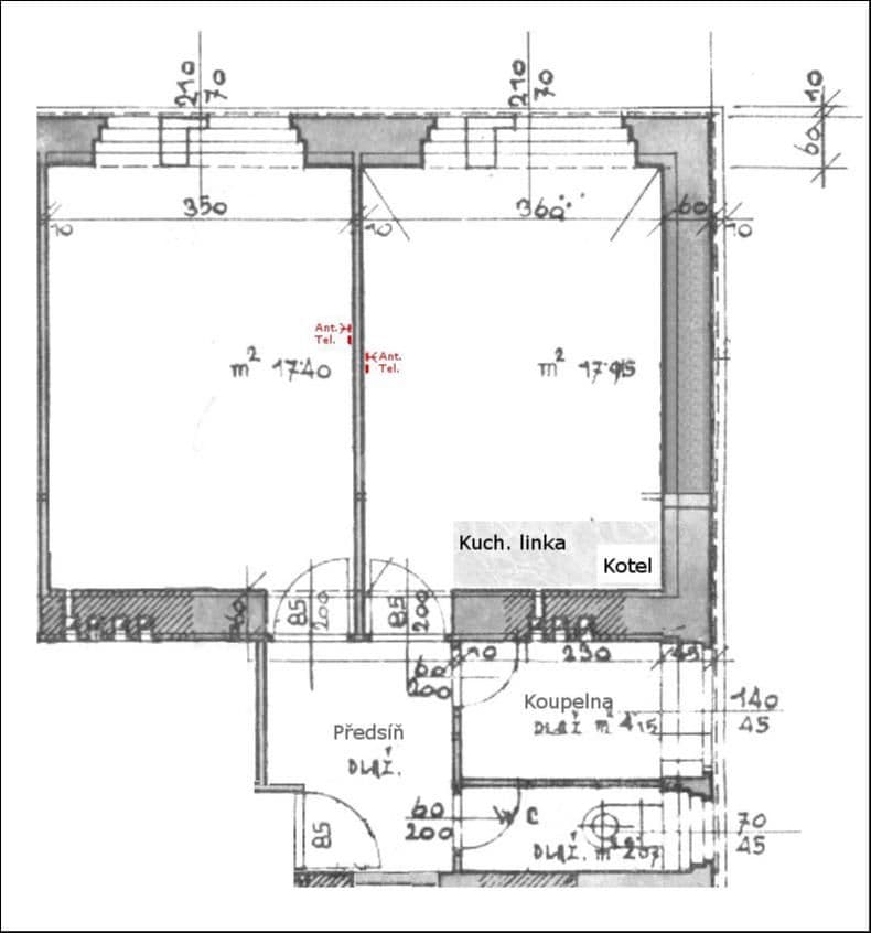 Pronájem bytu 2+kk 54 m², U Druhé baterie, Praha, Praha Pronájem bytu 2+kk 54 m², U Druhé baterie, Praha, Praha