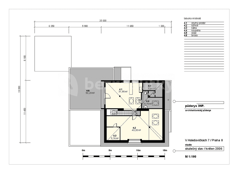 Pronájem bytu 2+kk 93 m², V Holešovičkách, Praha, Praha
