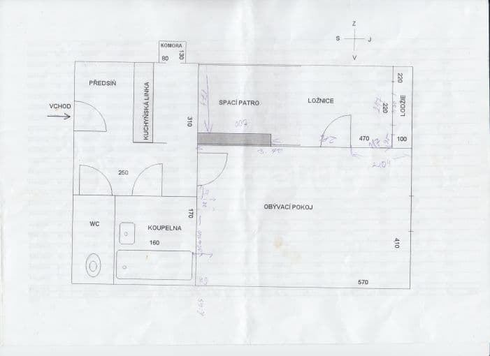 Pronájem bytu 2+kk 52 m², Bulharská, Praha, Praha Pronájem bytu 2+kk 52 m², Bulharská, Praha, Praha