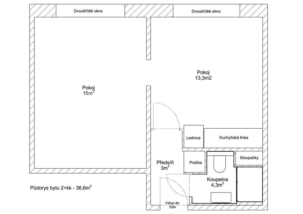 Pronájem bytu 2+kk 37 m², Tolstého, Ústí nad Labem, Ústecký kraj Pronájem bytu 2+kk 37 m², Tolstého, Ústí nad Labem, Ústecký kraj