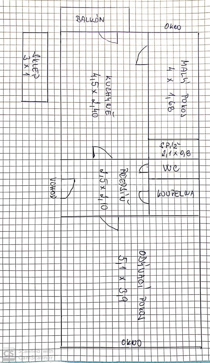 Pronájem bytu 2+1 52 m², Výstavní, Brno, Jihomoravský kraj Pronájem bytu 2+1 52 m², Výstavní, Brno, Jihomoravský kraj