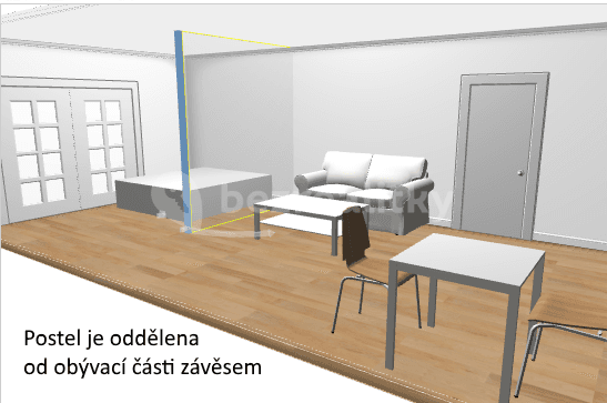 Pronájem bytu 1+kk 57 m², Olšanská, Praha, Praha Pronájem bytu 1+kk 57 m², Olšanská, Praha, Praha