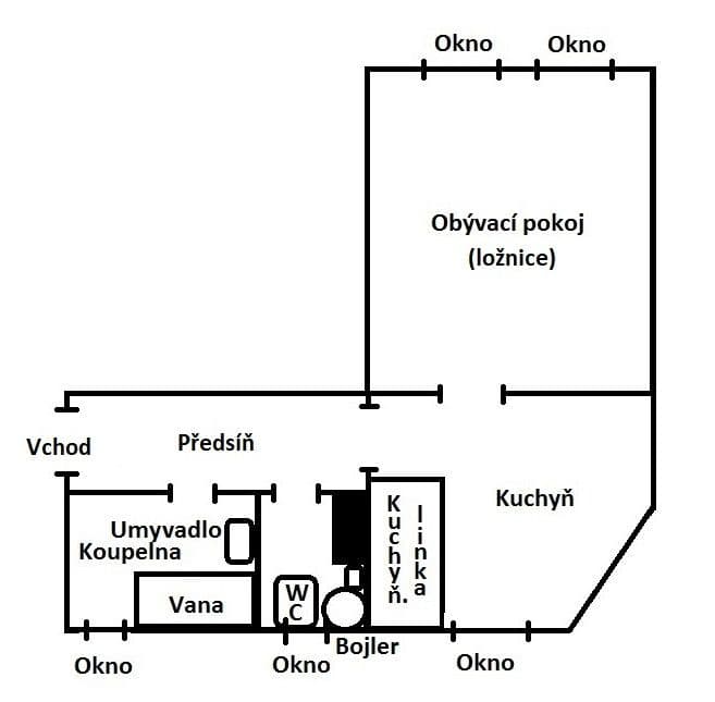 Pronájem bytu 1+1 52 m², Lounská, Teplice, Ústecký kraj Pronájem bytu 1+1 52 m², Lounská, Teplice, Ústecký kraj