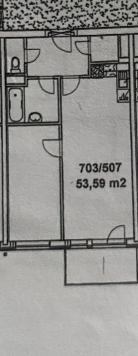 Pronájem bytu 2+kk 53 m², Zlonická, Praha, Praha Pronájem bytu 2+kk 53 m², Zlonická, Praha, Praha