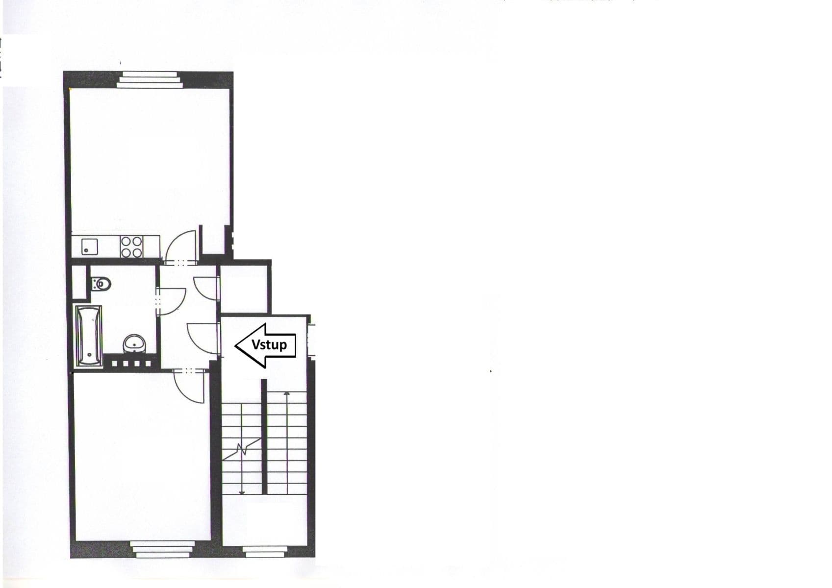 Pronájem bytu 2+kk 48 m², Přemyšlenská, Praha, Praha Pronájem bytu 2+kk 48 m², Přemyšlenská, Praha, Praha