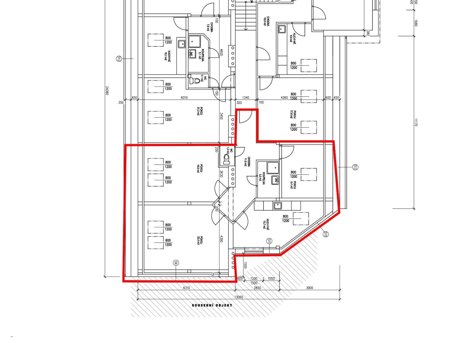 Pronájem bytu 3+1 83 m², Dornych, Brno, Jihomoravský kraj Pronájem bytu 3+1 83 m², Dornych, Brno, Jihomoravský kraj