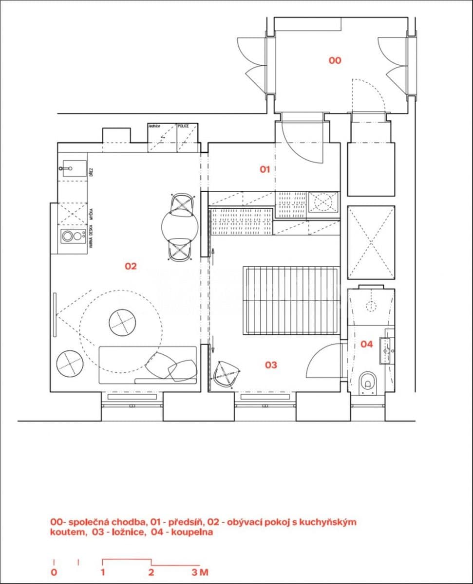 Pronájem bytu 2+kk 35 m², Ortenovo náměstí, Praha, Praha Pronájem bytu 2+kk 35 m², Ortenovo náměstí, Praha, Praha