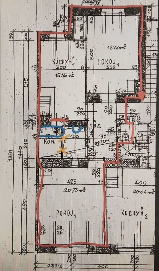 Pronájem bytu 2+1 66 m², Jeseniova, Praha, Praha Pronájem bytu 2+1 66 m², Jeseniova, Praha, Praha