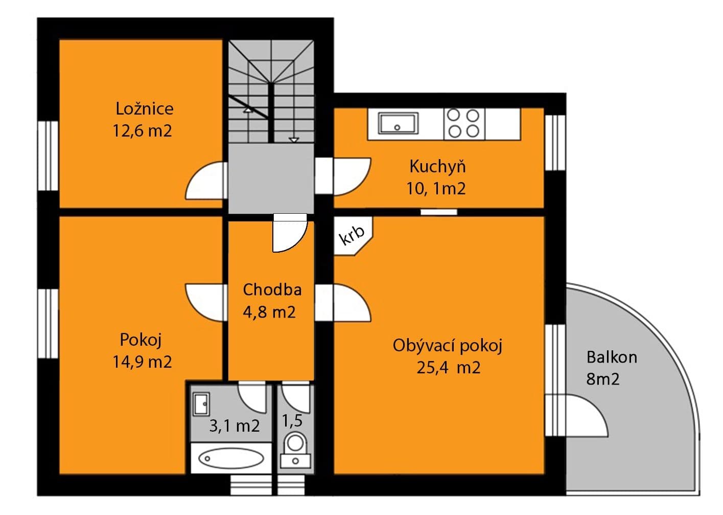 Pronájem bytu 3+1 74 m², Mírová, Golčův Jeníkov, Kraj Vysočina Pronájem bytu 3+1 74 m², Mírová, Golčův Jeníkov, Kraj Vysočina